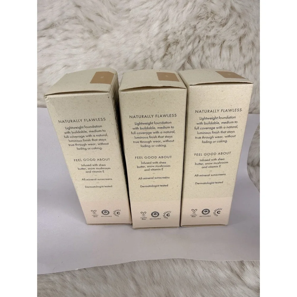 Lot of 3 Lauren Conrad The Liquid Foundation‎ SPF 15 New Sealed Shades 6.0 & 7.0
